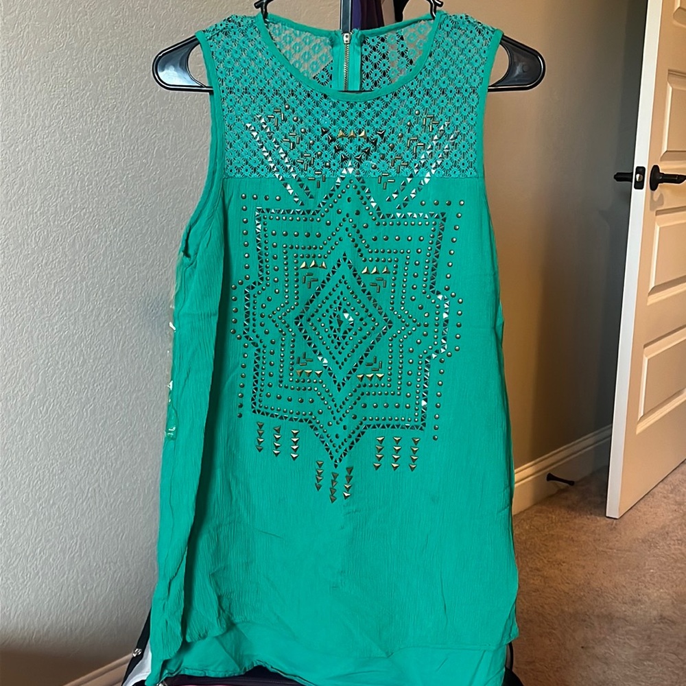 Green Summer Dress Like New